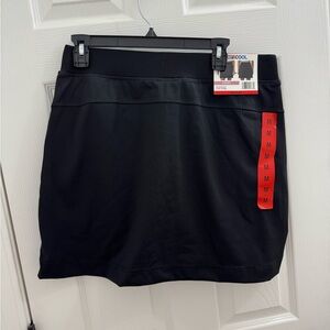 Black Athletic Skort with Red Size Tag
